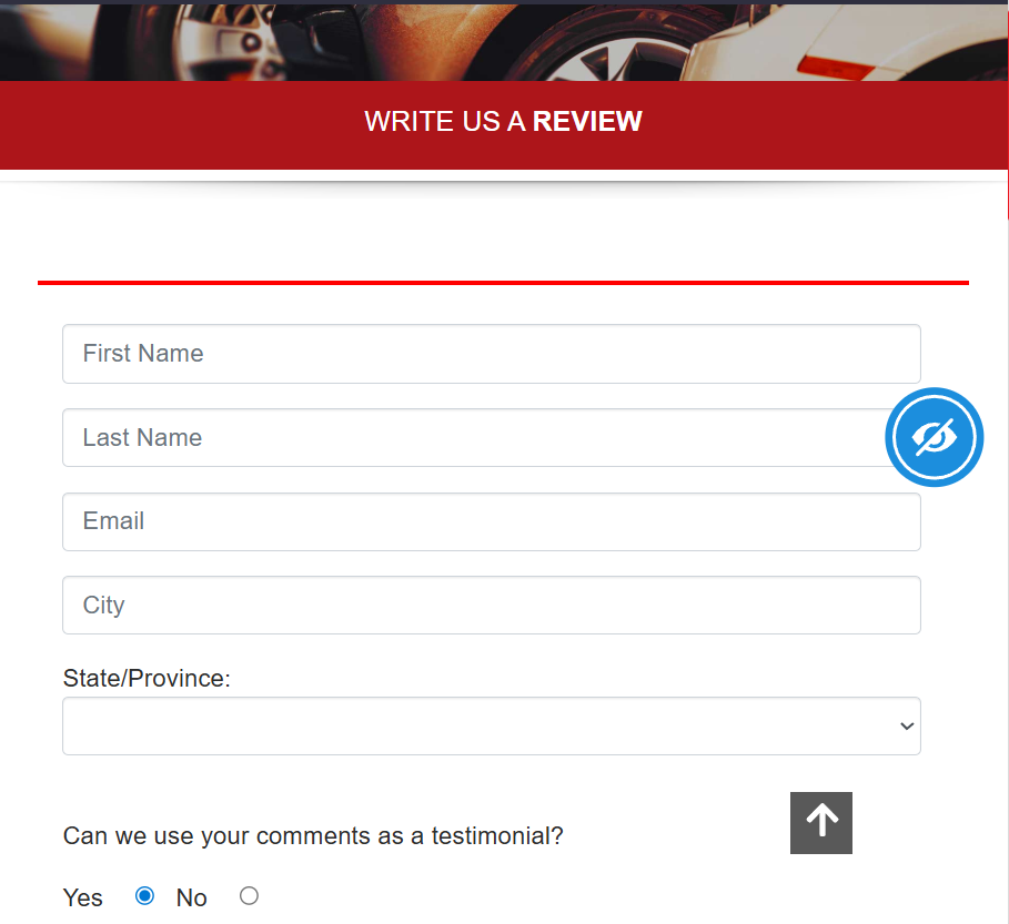 Write a Review Form Example