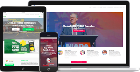 Mobile-first responsive websites using our STRADA core